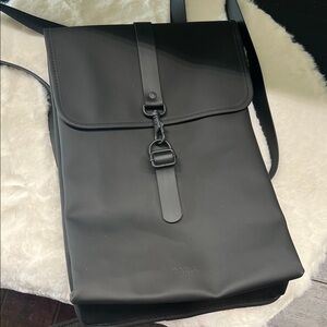 Rains Black Men's Backpack